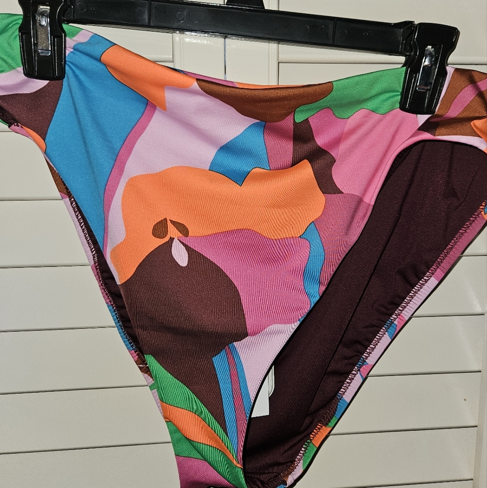 Sanctuary Swim Colorful Abstract Bikini Bottom
